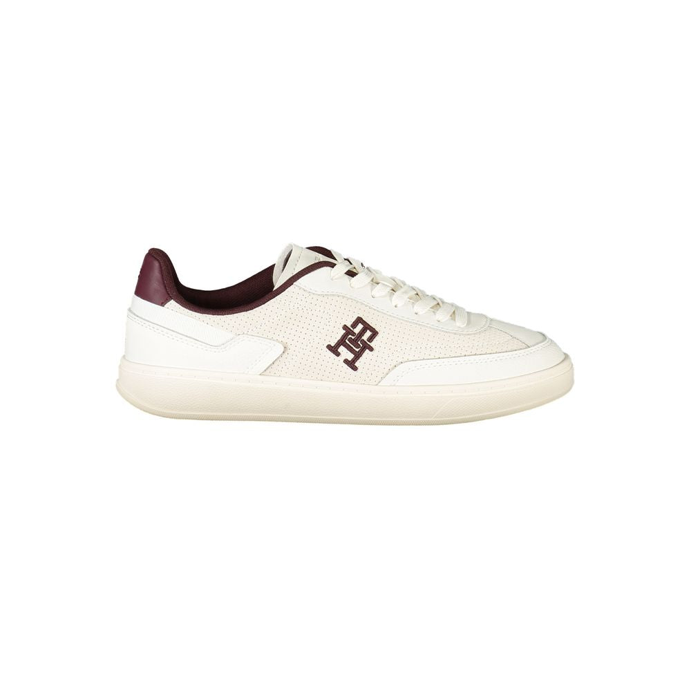 Beige Polyurethane Women Sneaker - ventzia