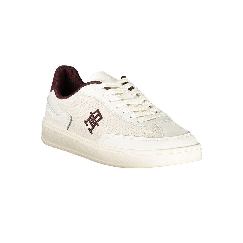 Beige Polyurethane Women Sneaker - ventzia
