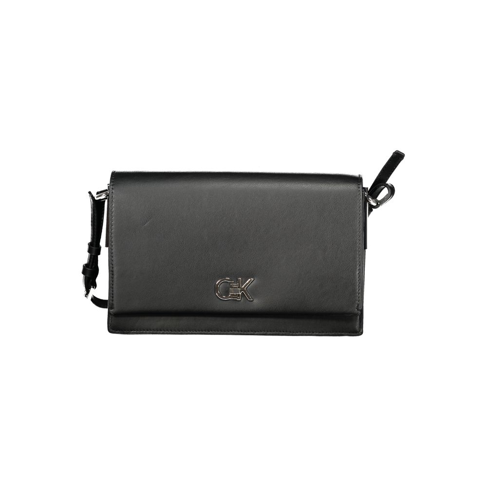 Black Polyester Handbag