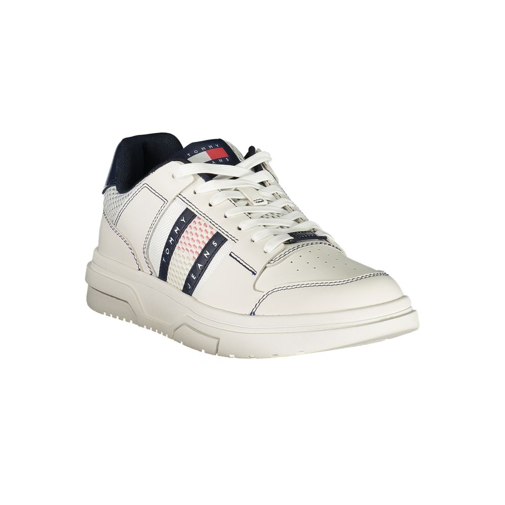 Blue Polyurethane Men Sneaker - ventzia