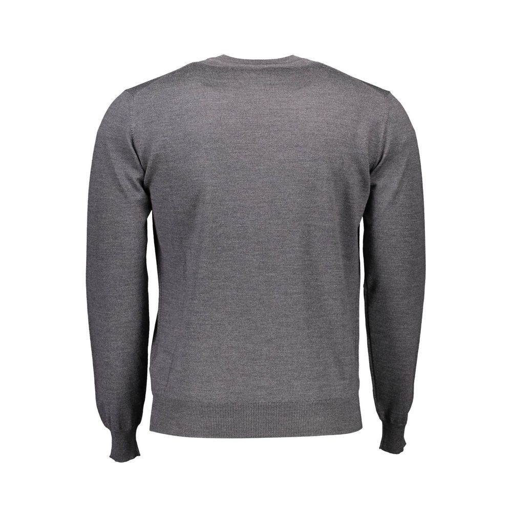 Brown Wool Men Sweater - ventzia