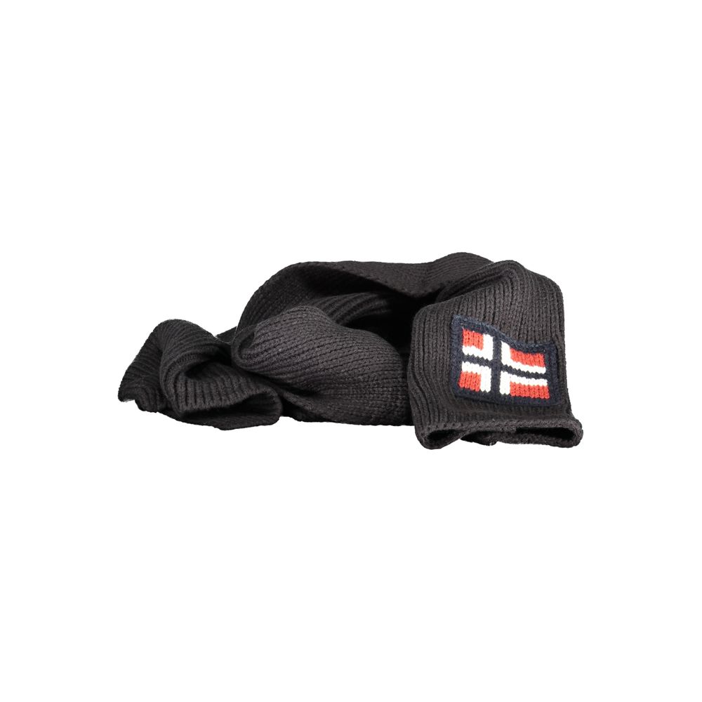 Black Marabou Men Scarf