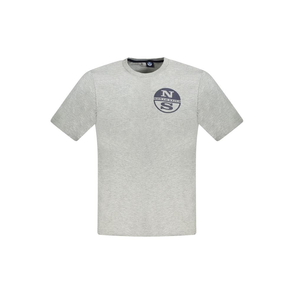 Gray Cotton Men's T-Shirt - ventzia