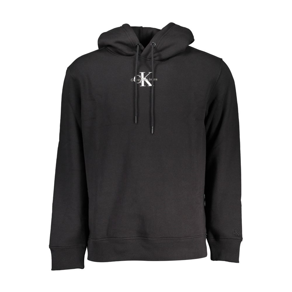 Sleek Embroidered Hooded Sweatshirt - ventzia