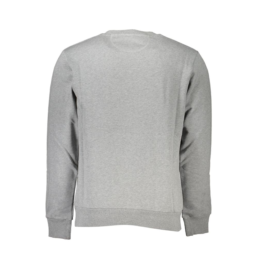 Gray Cotton Men Sweatshirt - ventzia