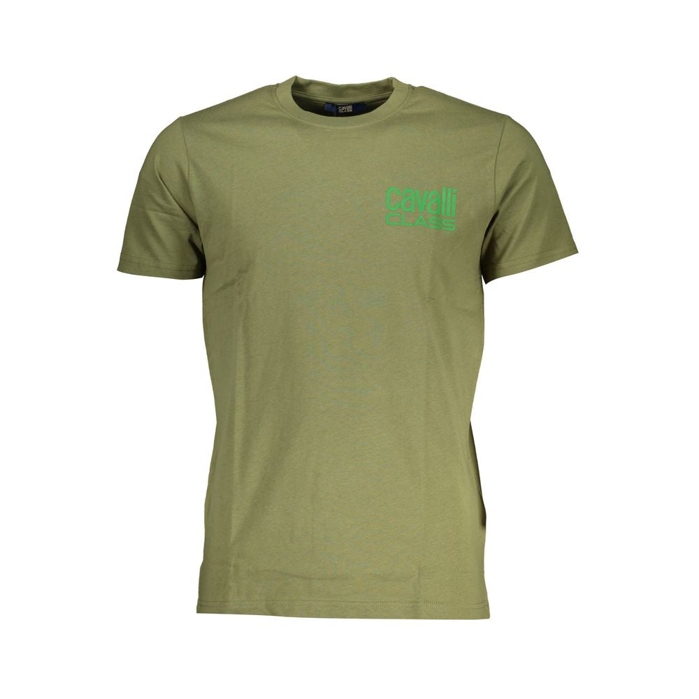 Green Cotton Men T-Shirt - ventzia