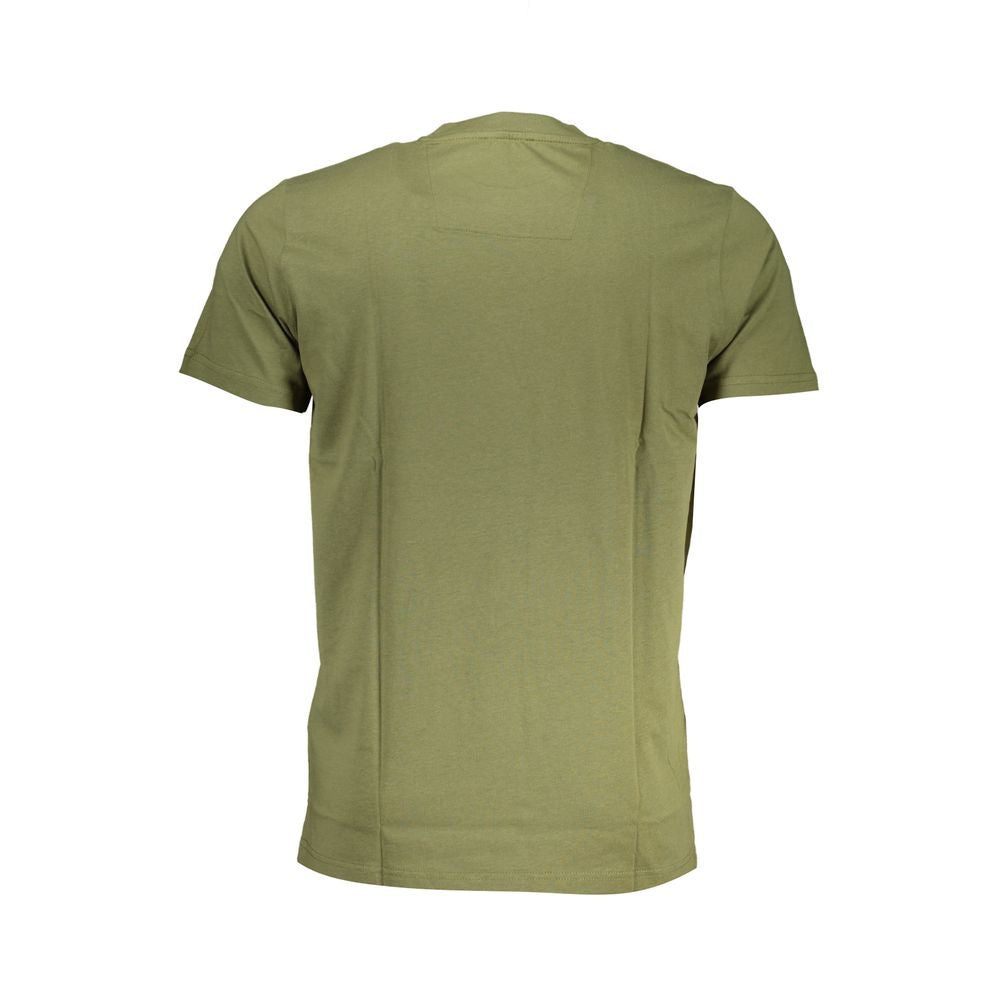 Green Cotton Men T-Shirt - ventzia