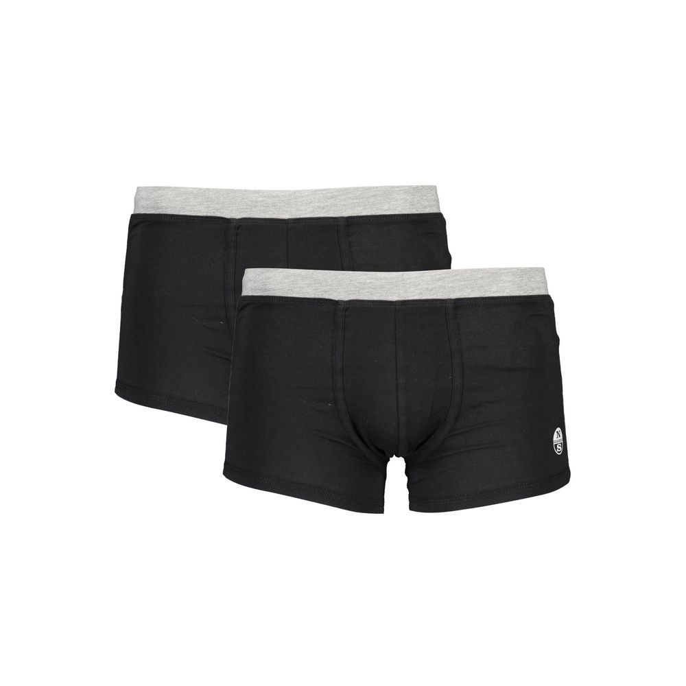Black Cotton Underwear - ventzia