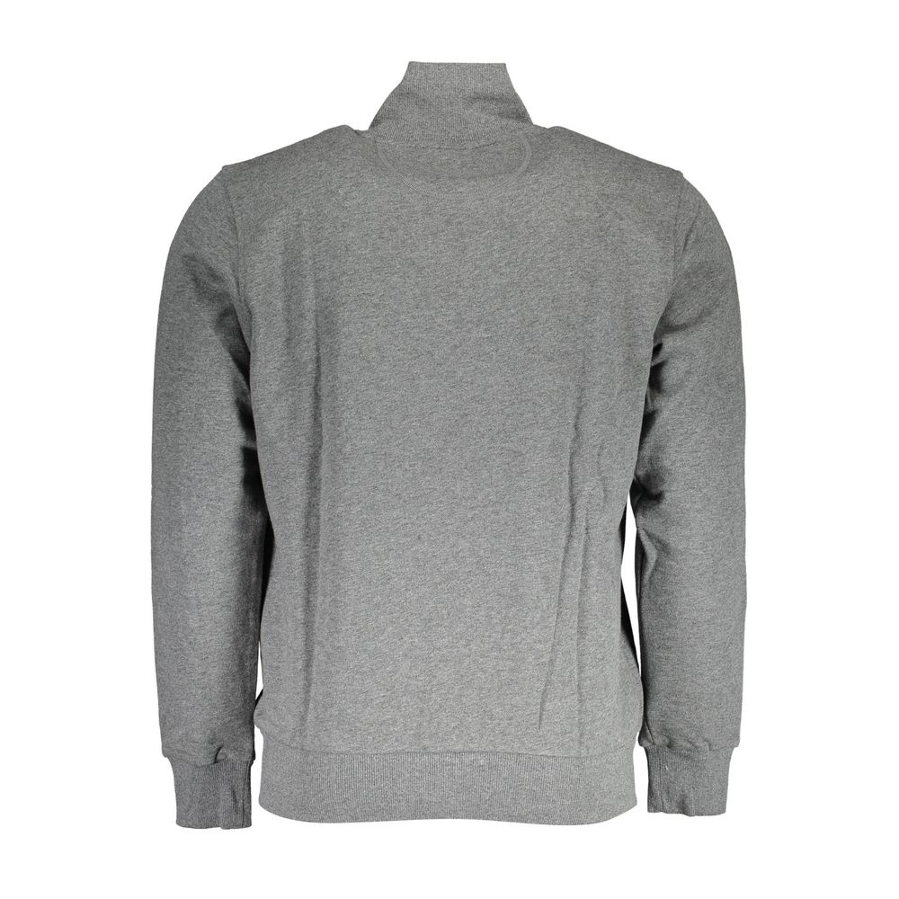 Gray Cotton Men Sweater - ventzia