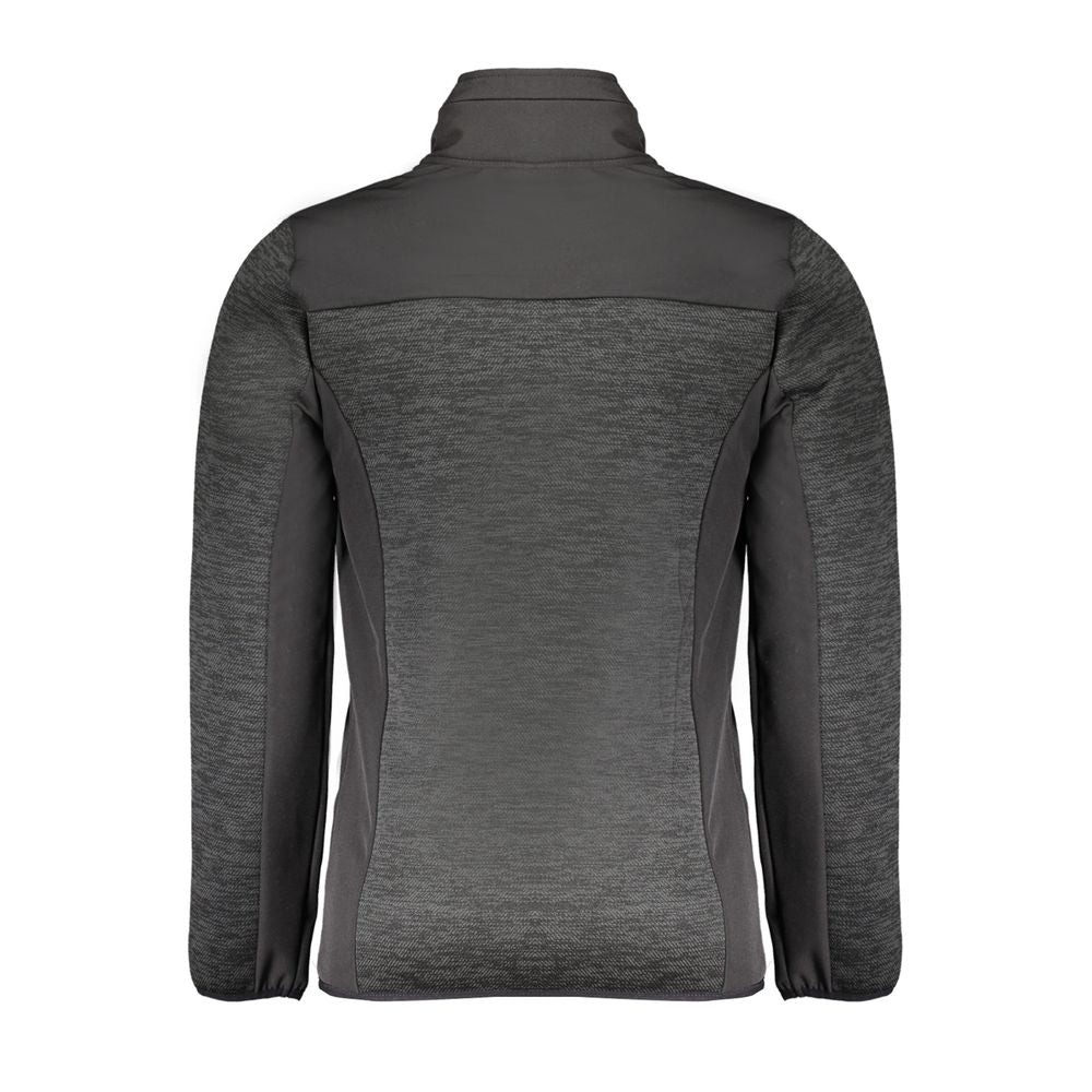 Black Polyester Men's Sports Jacket