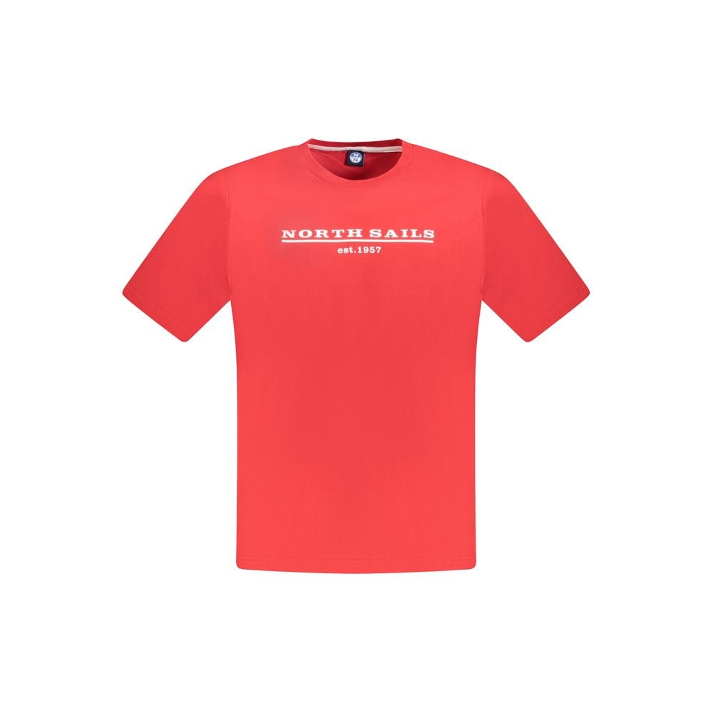 Red Cotton Men T-Shirt - ventzia