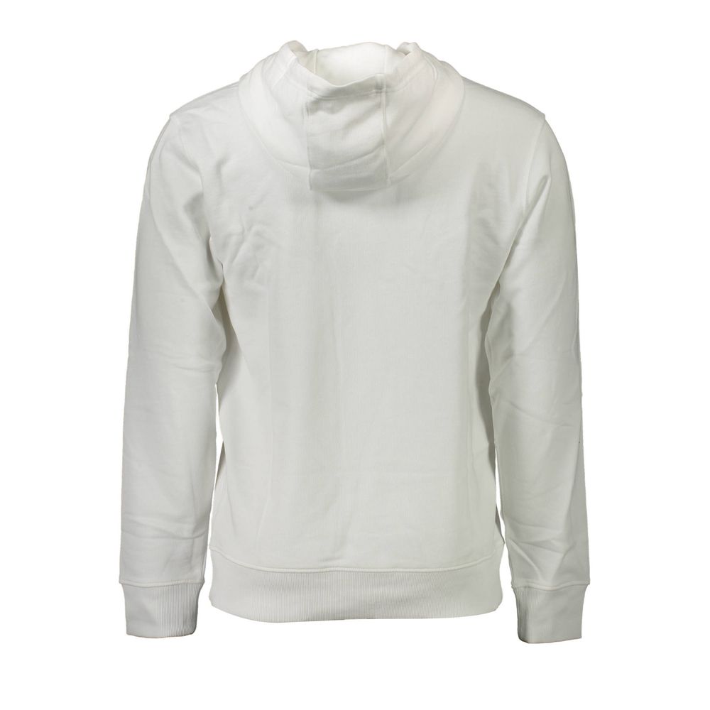 White Cotton Men Sweater - ventzia