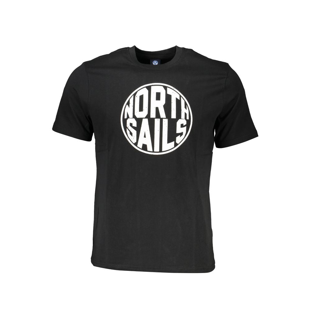 Black Cotton Men T-Shirt - ventzia