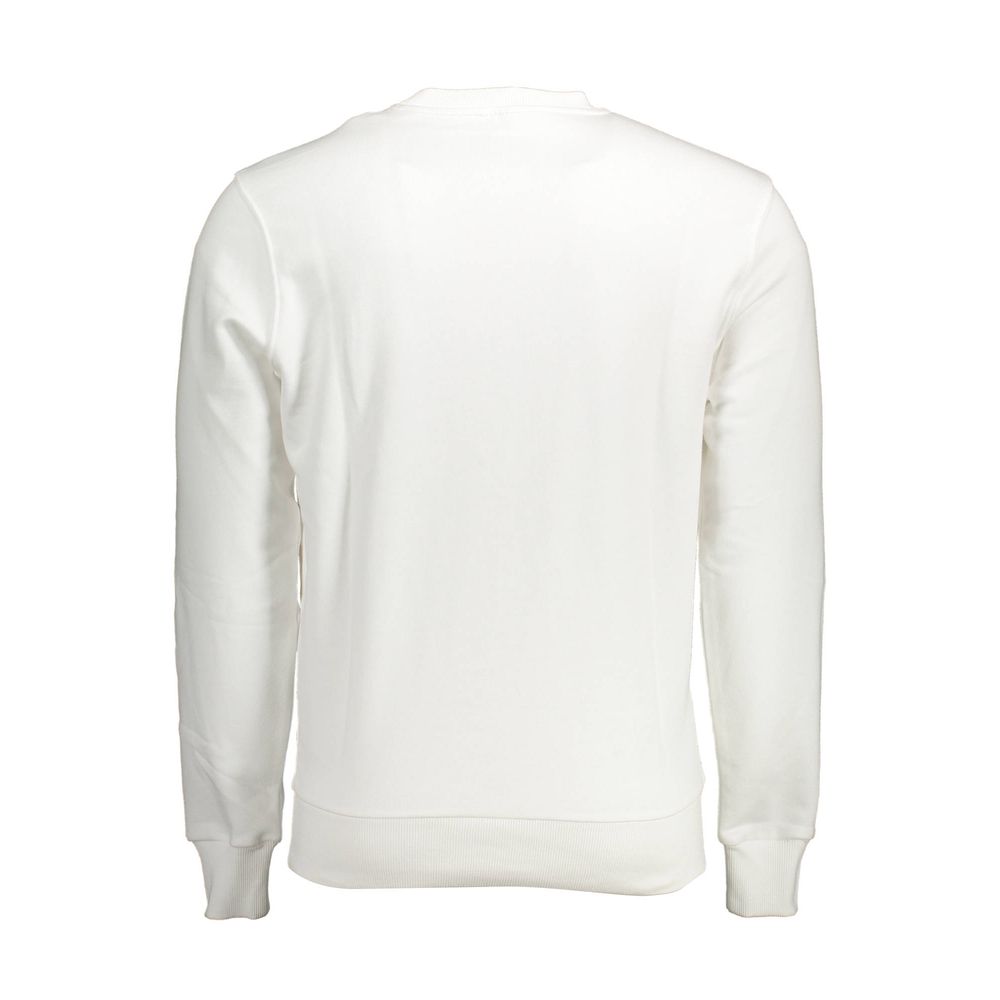 White Cotton Men Sweater - ventzia