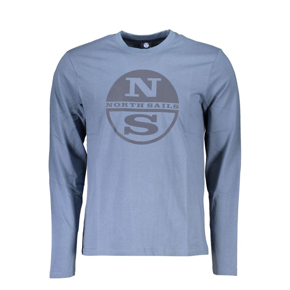 Blue Cotton T-Shirt - ventzia