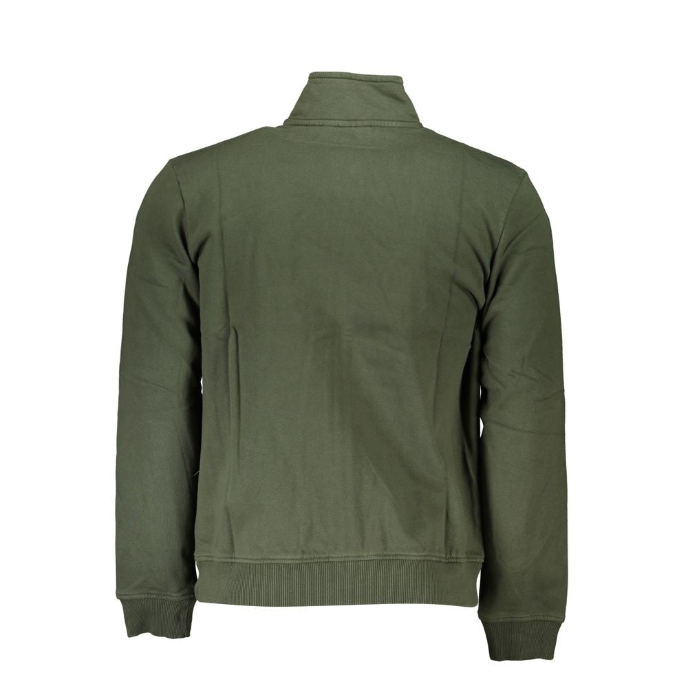 Green Cotton Men Sweater - ventzia