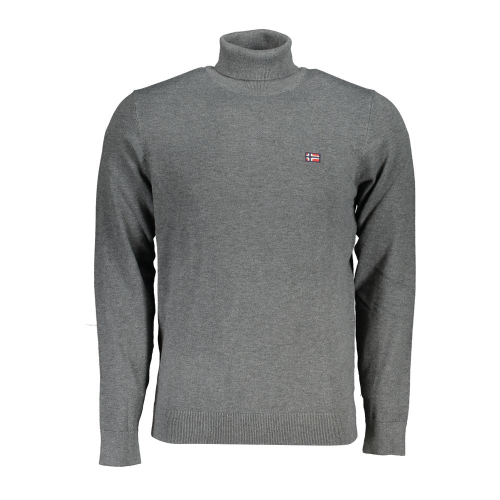 Gray Fabric Sweater - ventzia