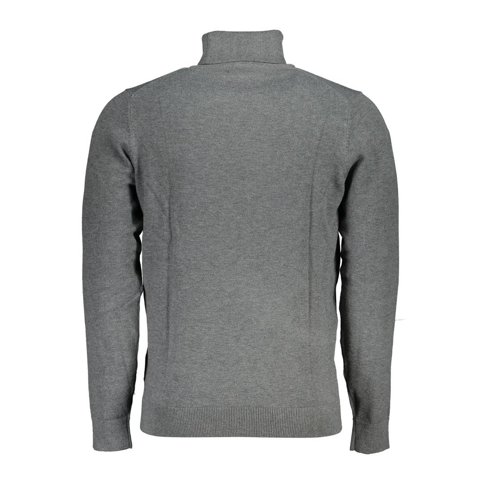 Gray Fabric Sweater - ventzia