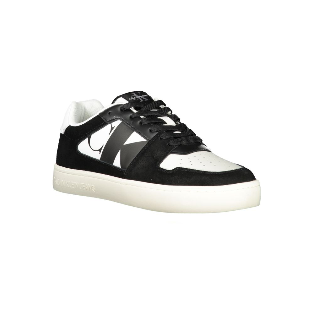 White Polyester Men's Sneaker - ventzia