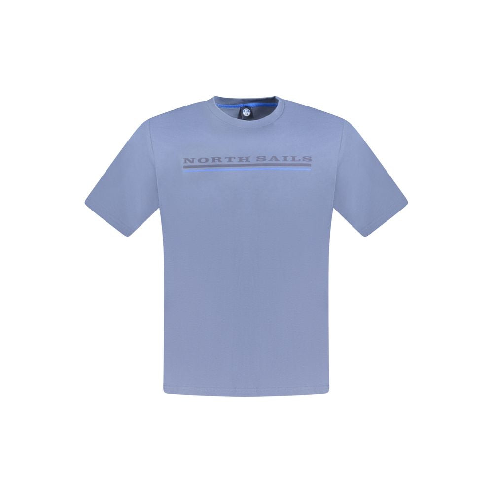 Blu Cotton Men T-Shirt - ventzia