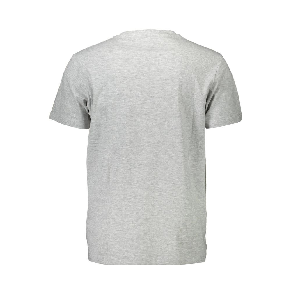 Grigio Cotone Mens T-Shirt - ventzia