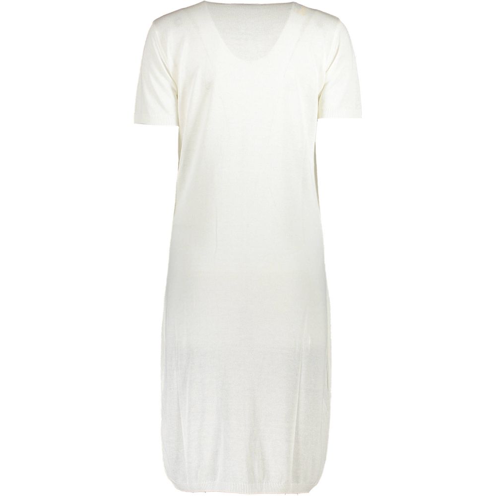 Bianco Viscosa Women Dress - ventzia