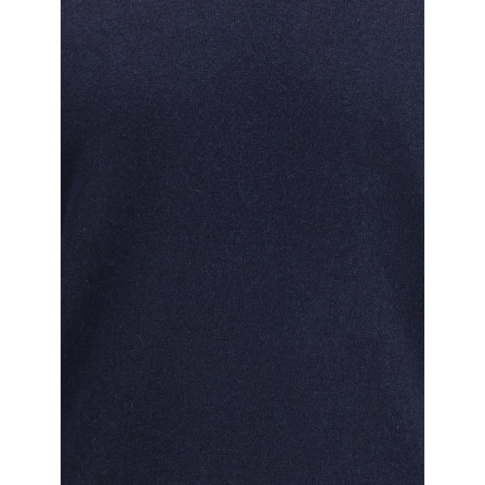 Blue Cashmere Cashmere Sweater - ventzia