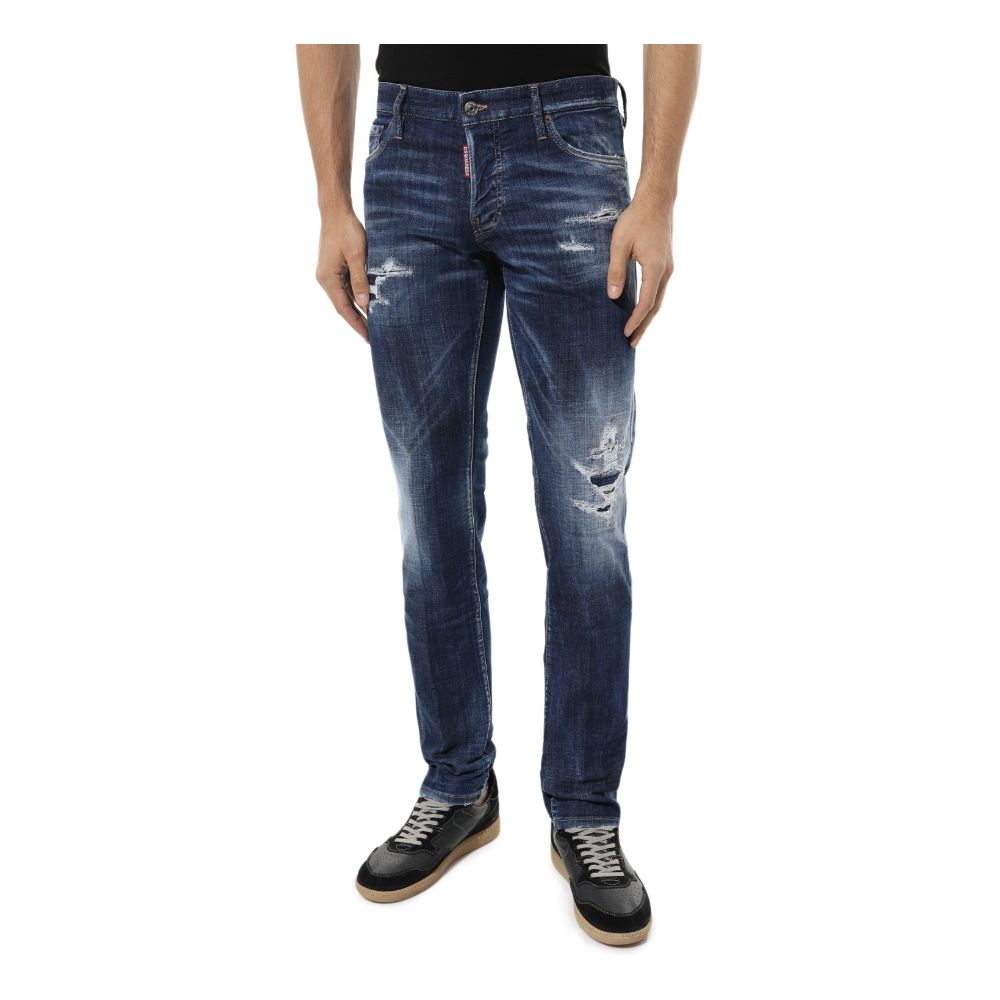 Blue Cotton Jeans & Pant - ventzia