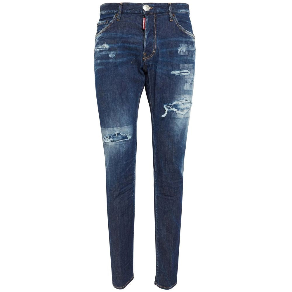 Blue Cotton Jeans & Pant - ventzia