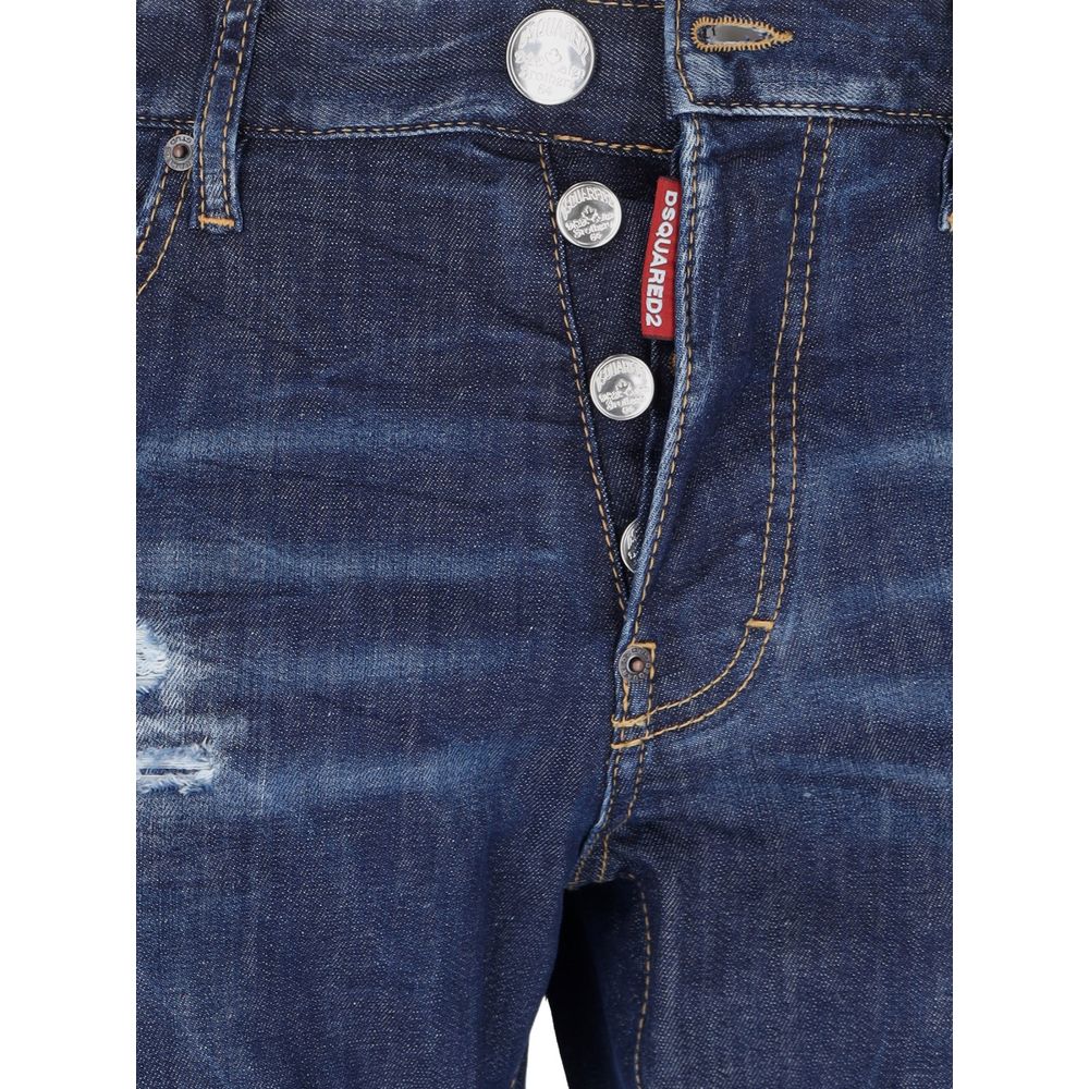 Blue Cotton Jeans & Pant - ventzia