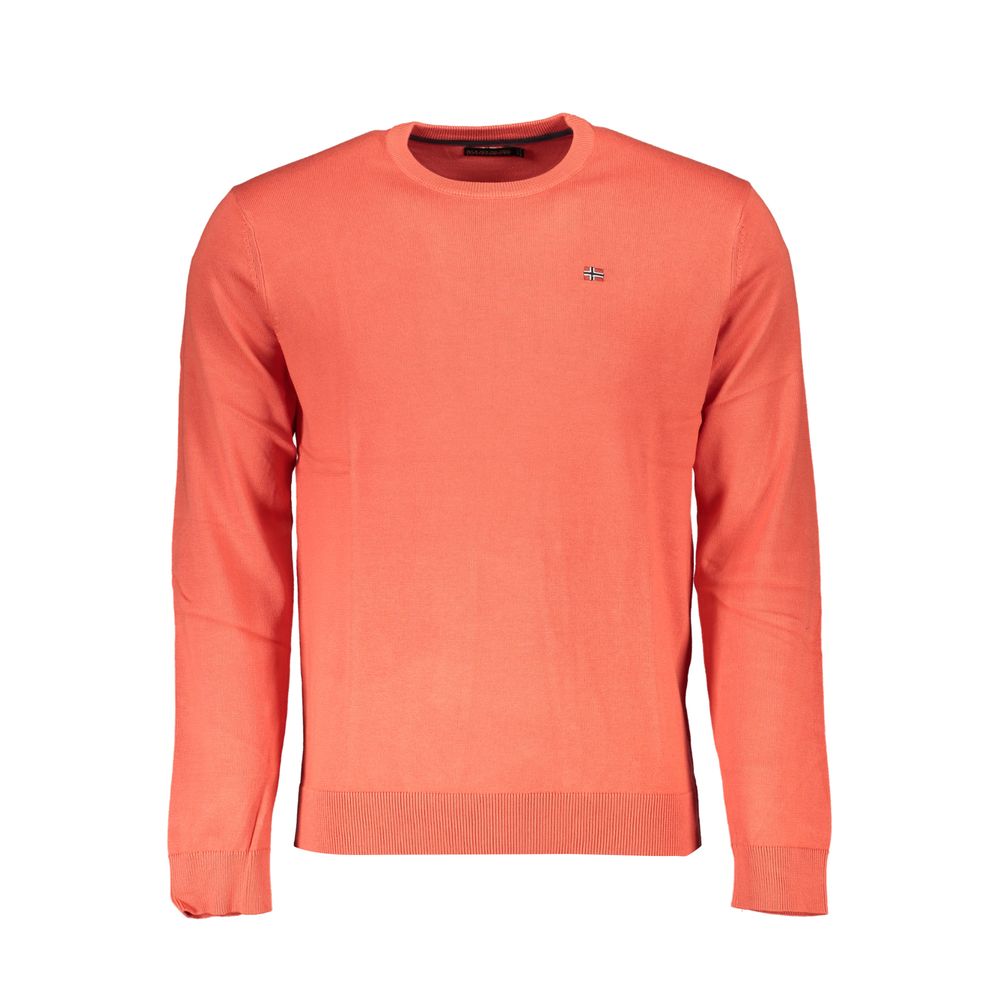 Red Cotton Men Sweater - ventzia