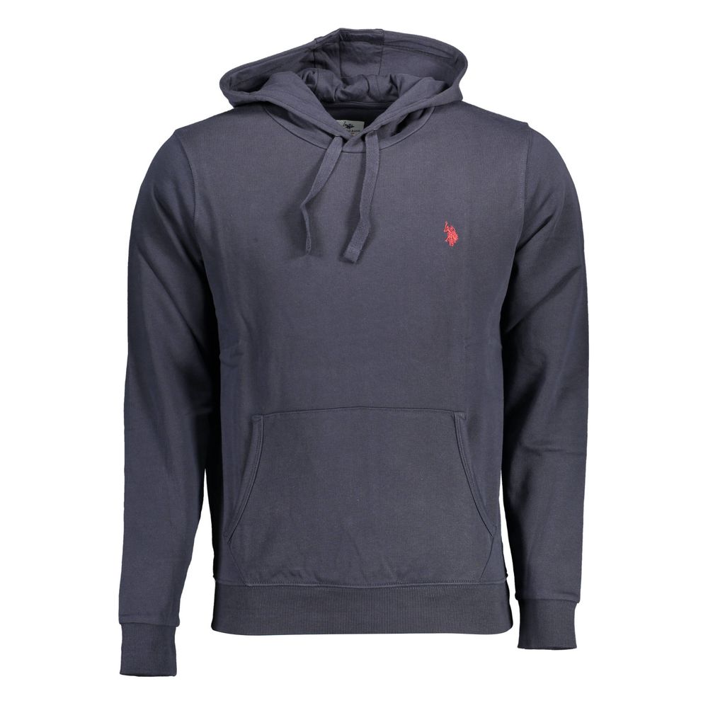 Blue Cotton Men Sweater - ventzia