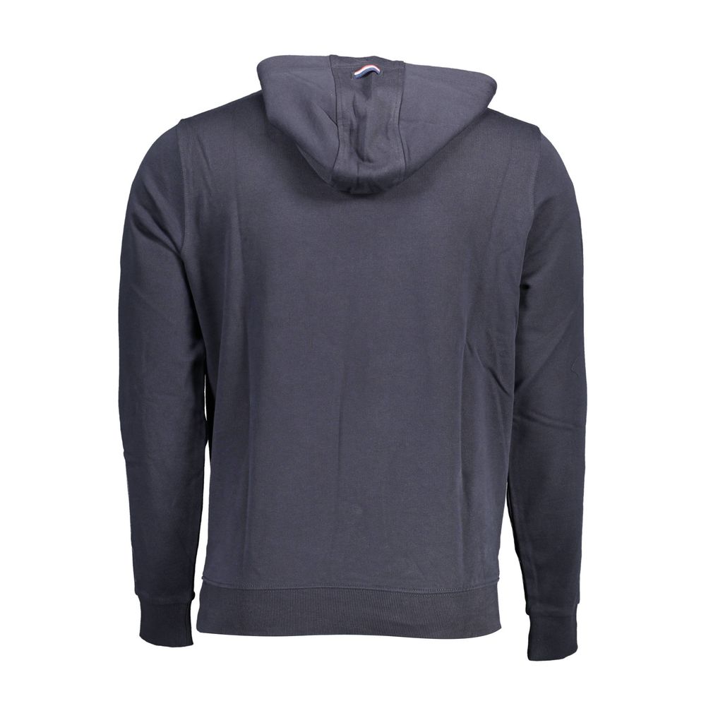 Blue Cotton Men Sweater - ventzia