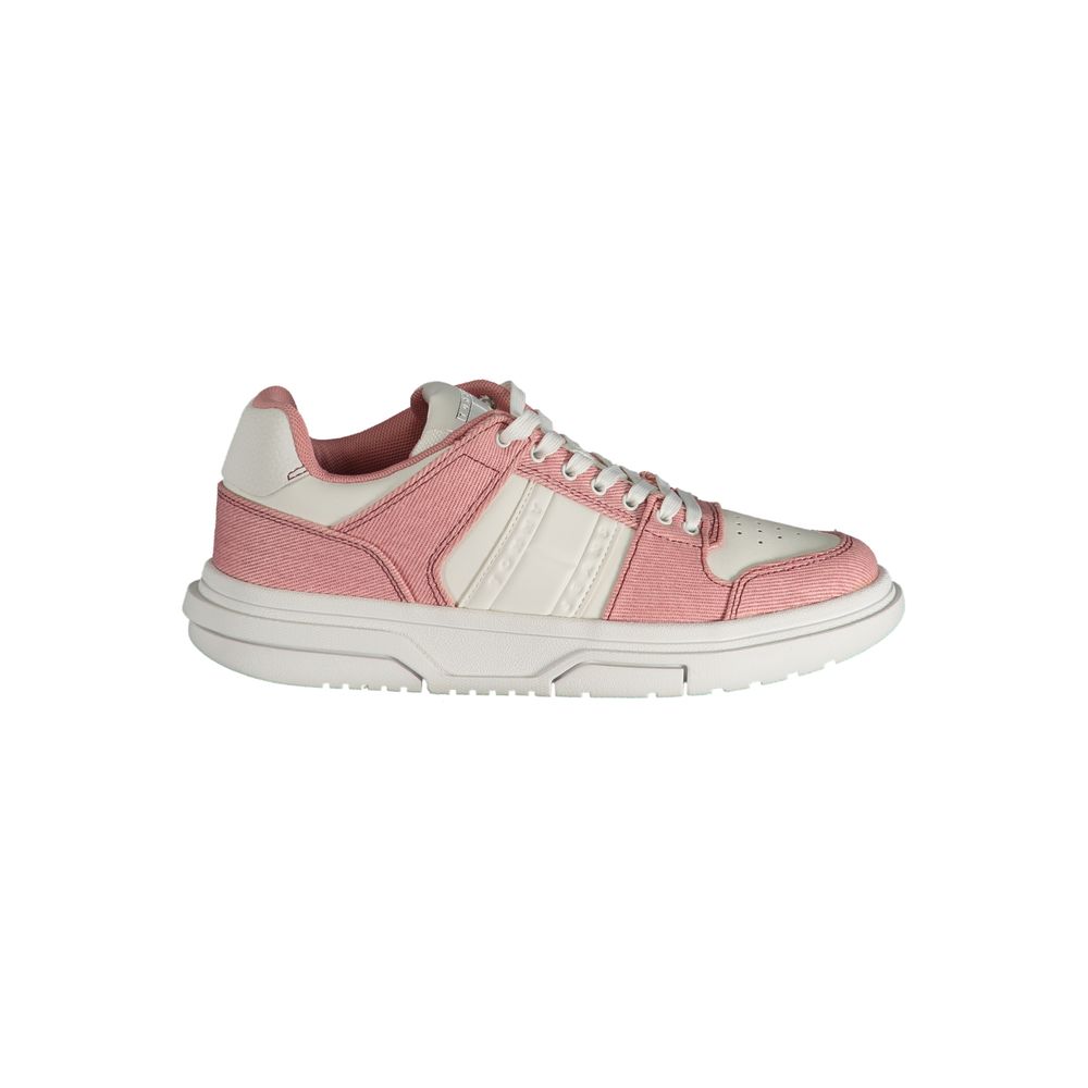 Rosa Poliuretano Donna Sneaker - ventzia