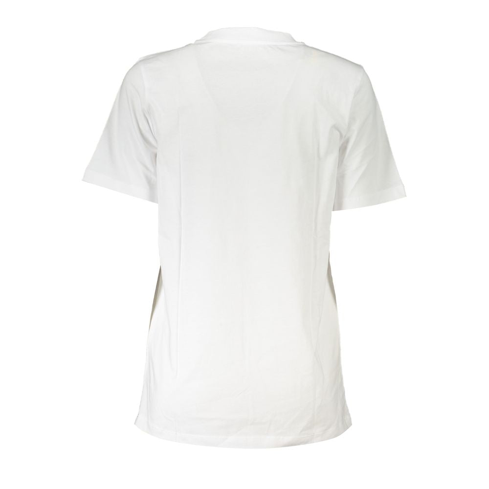 Chic Embroidered Crew Neck Tee - ventzia