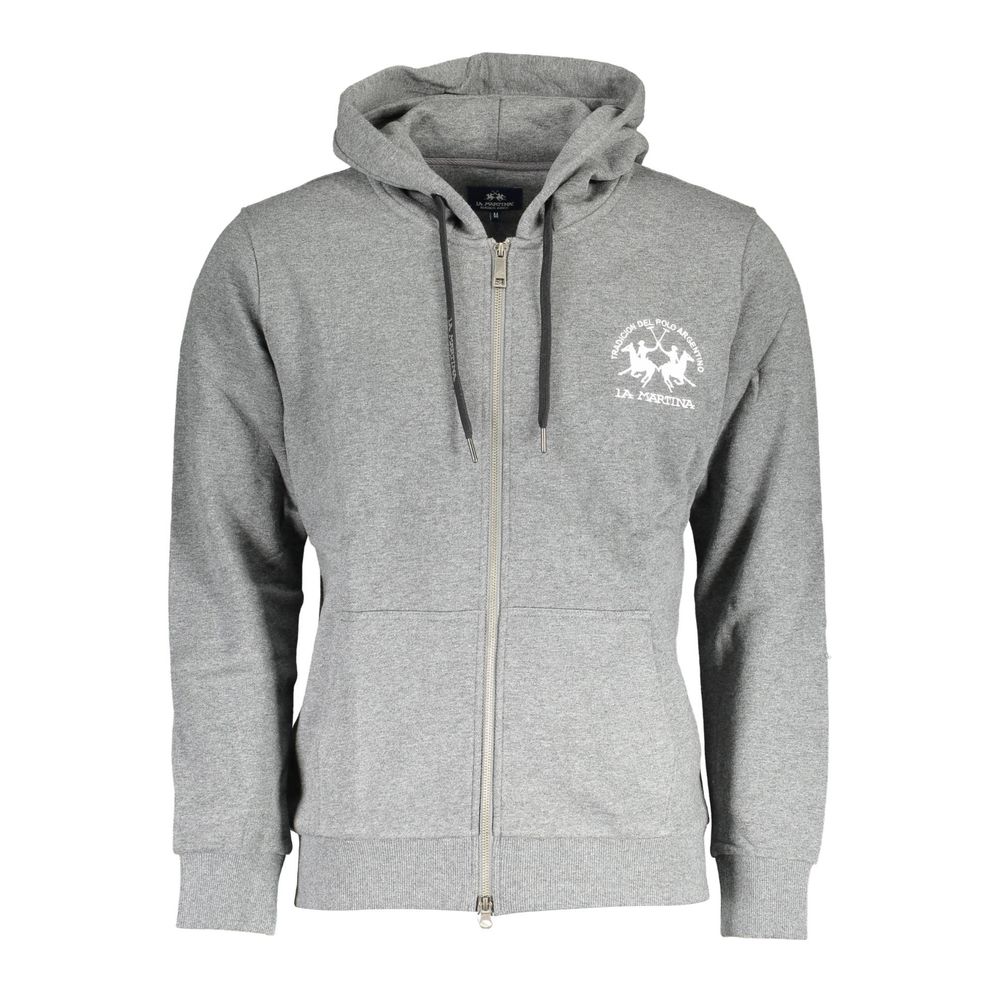 Gray Cotton Men Sweater - ventzia