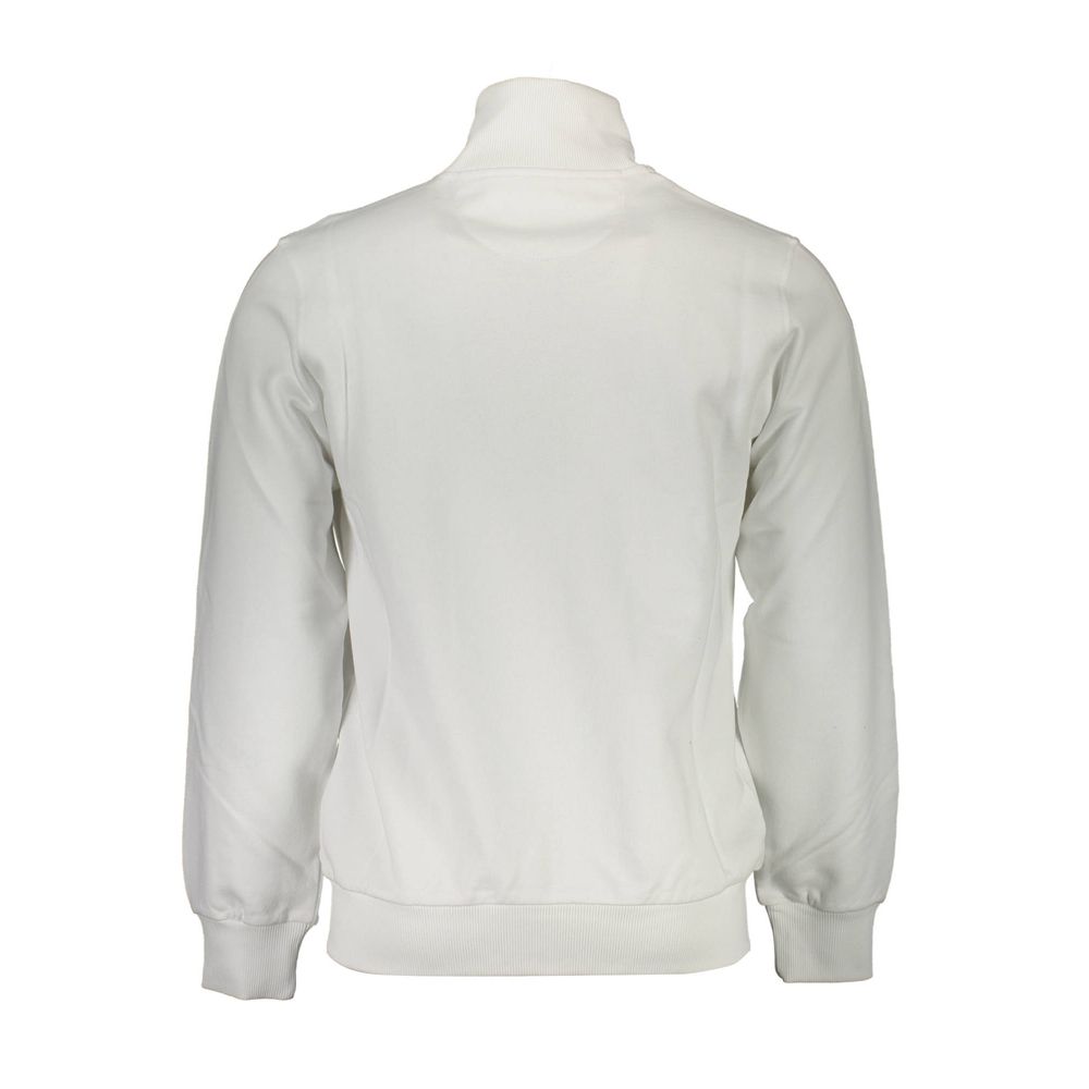 White Cotton Men Sweatshirt - ventzia