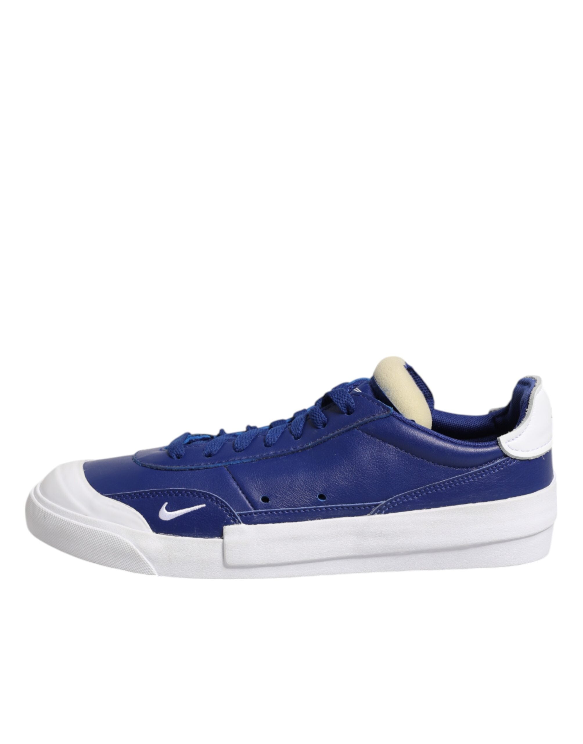White Blue Lace Up Low Top Drop-Type PRM Sneakers Shoes - ventzia