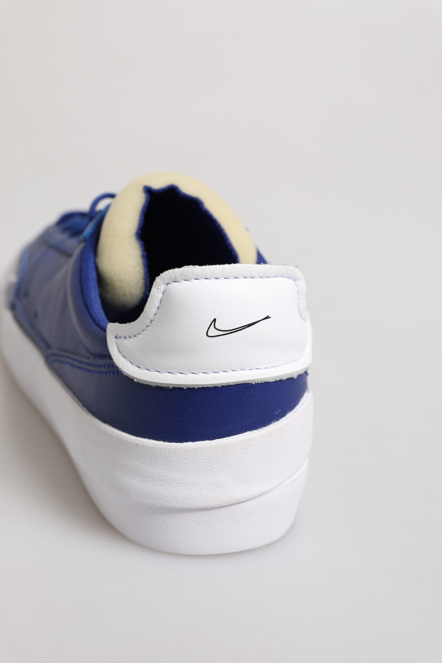 White Blue Lace Up Low Top Drop-Type PRM Sneakers Shoes - ventzia