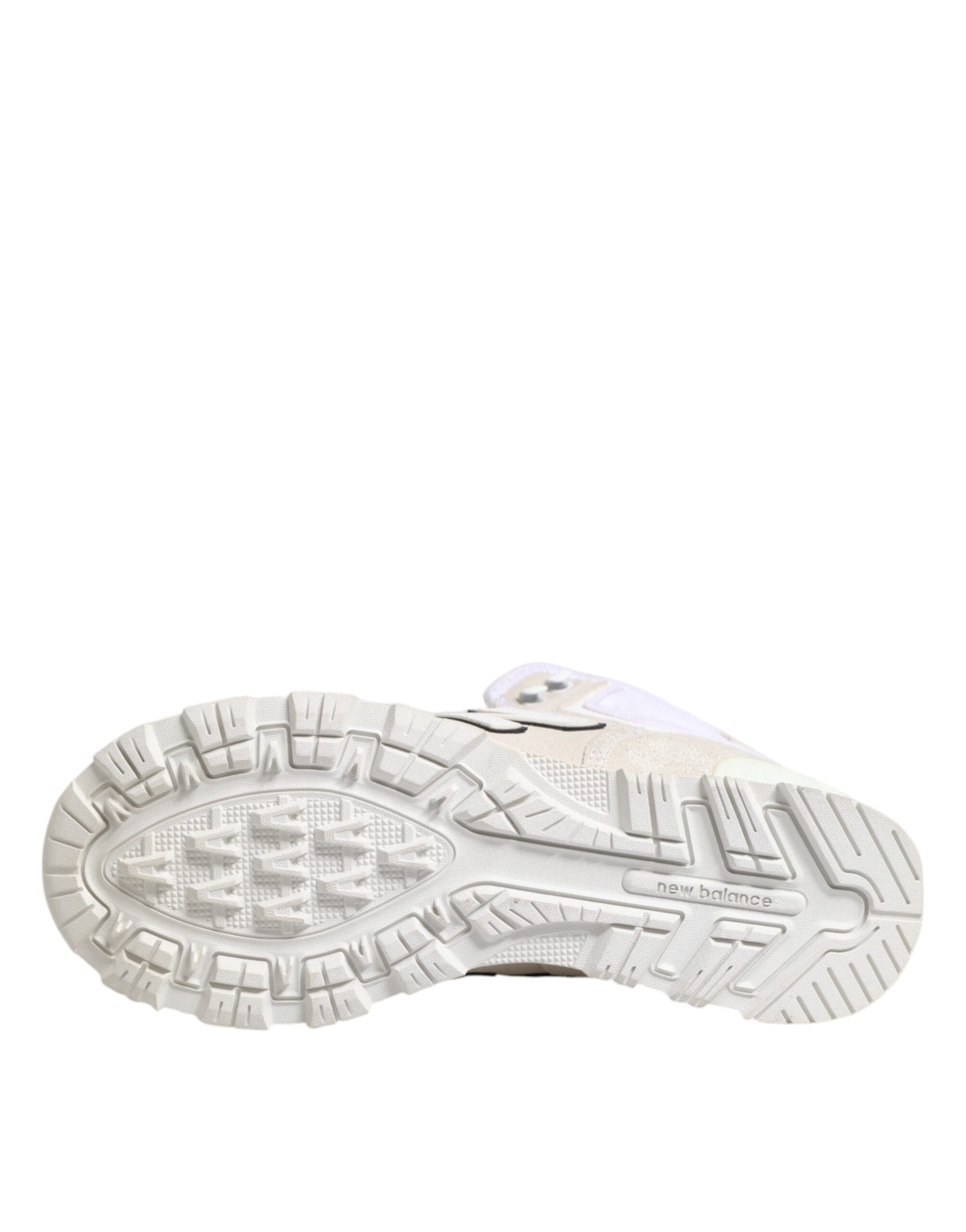 Off White Suede Sneakers Shoes - ventzia