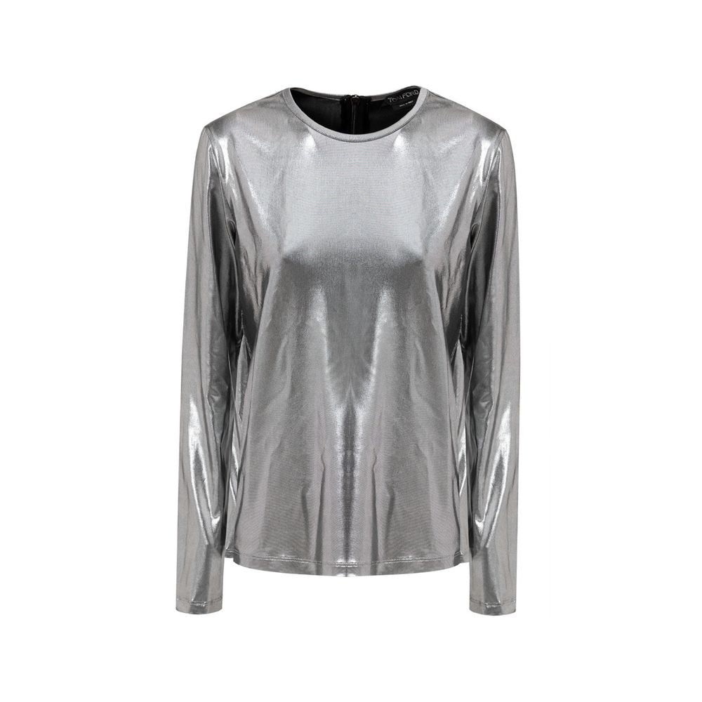 Gray Viscose Long Sleeve - ventzia