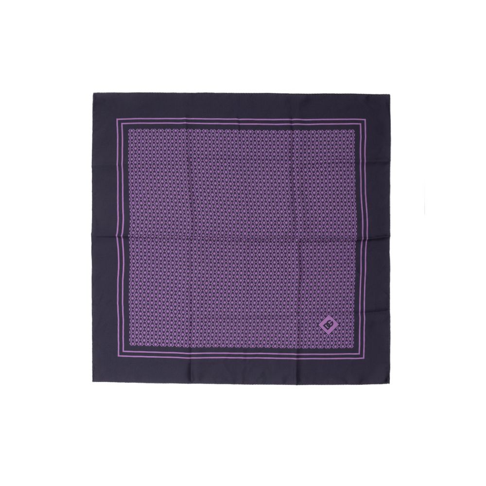 Purple Silk Pocket Square - ventzia