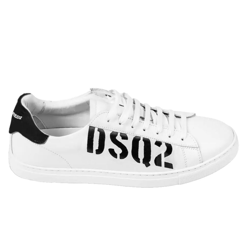 White Calfskin Sneaker - ventzia