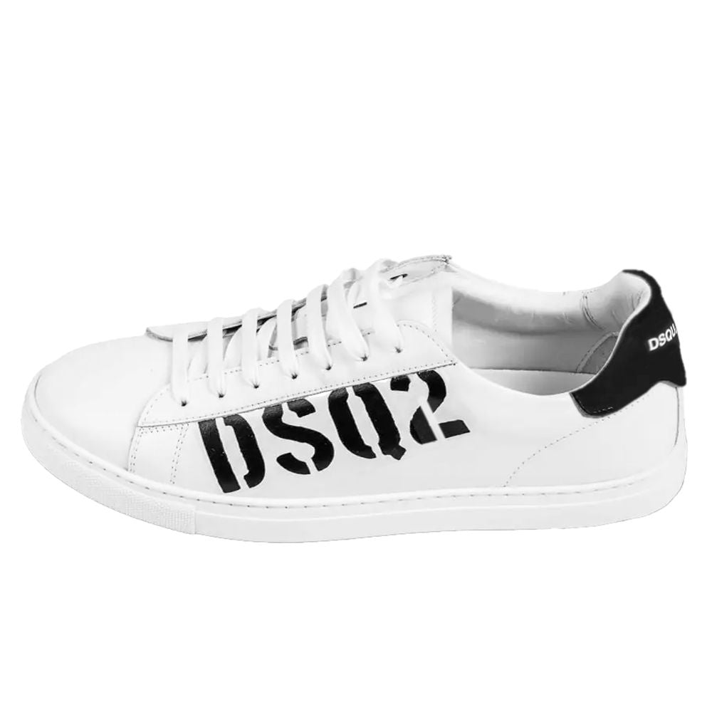 White Calfskin Sneaker - ventzia