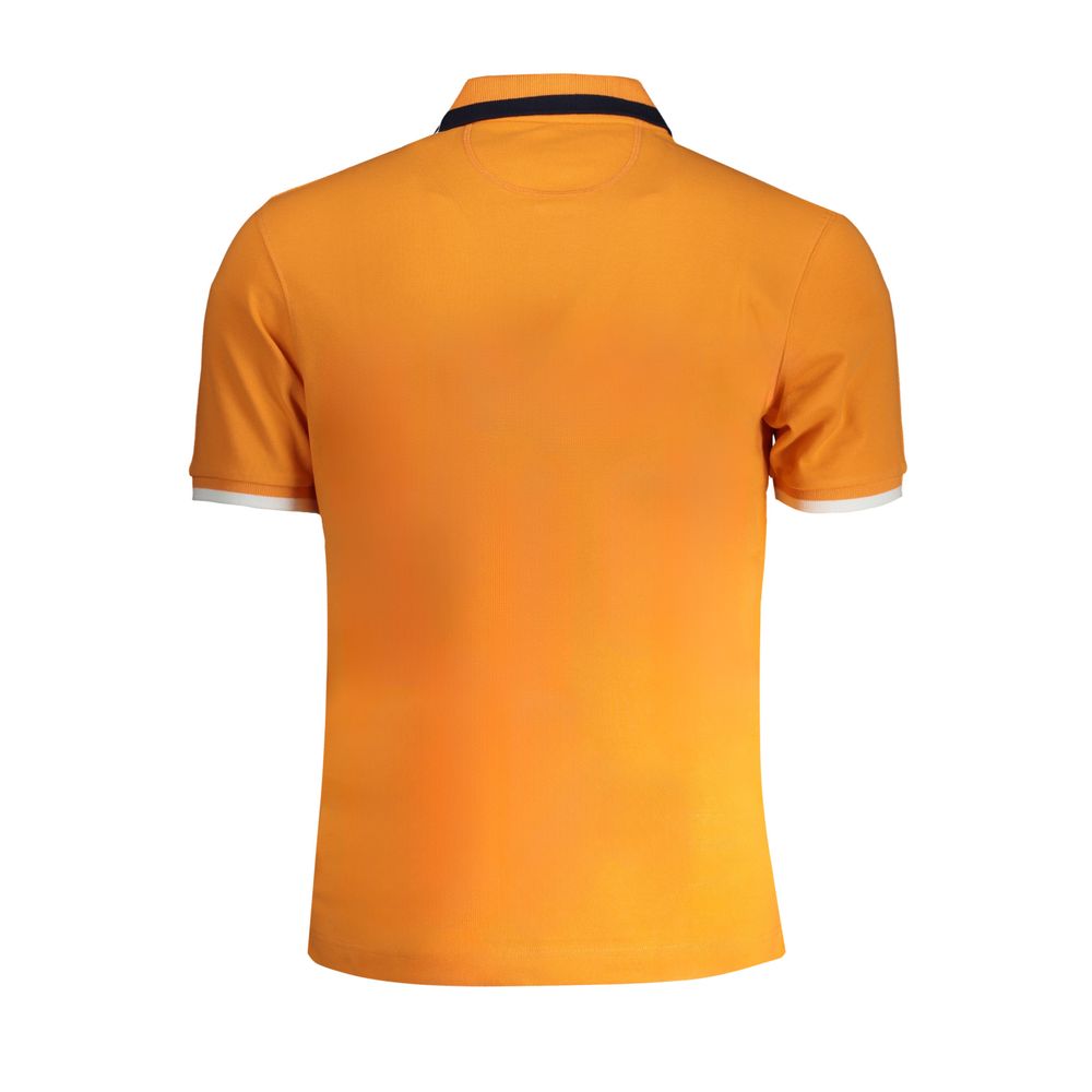Arancione Cotton Men Polo - ventzia