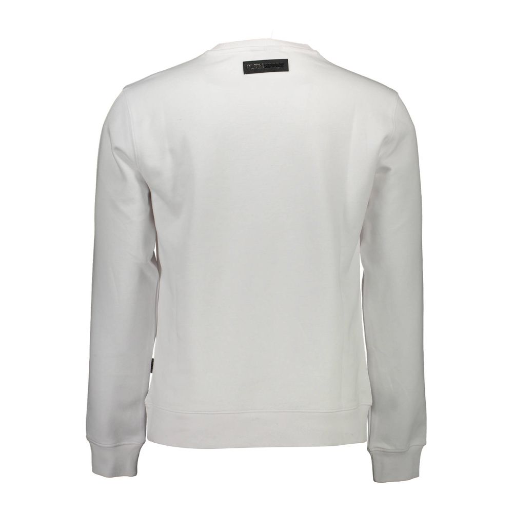 White Cotton Sweatshirt