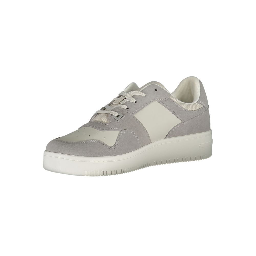 Grigio Pelle Men Sneaker - ventzia