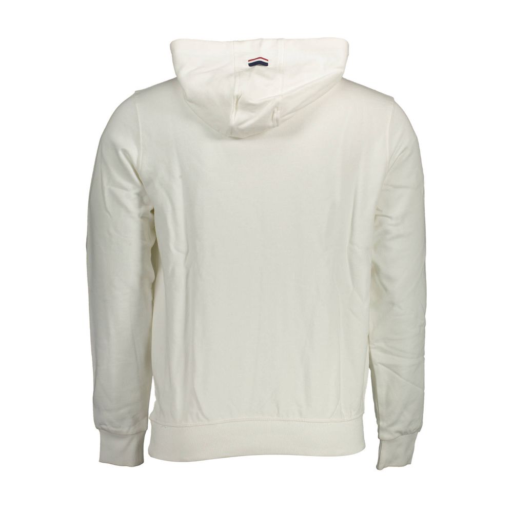 White Cotton Men Sweater - ventzia
