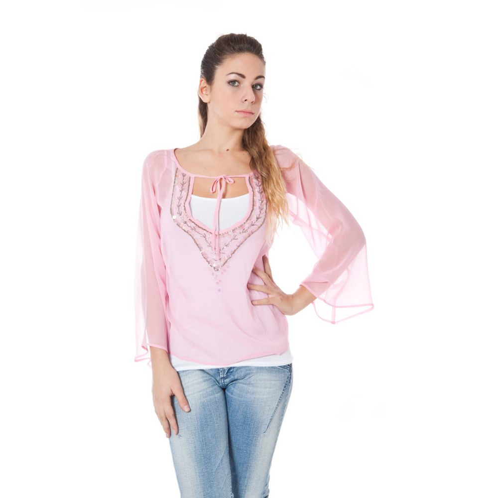 Rosa Seta Women T-Shirt - ventzia