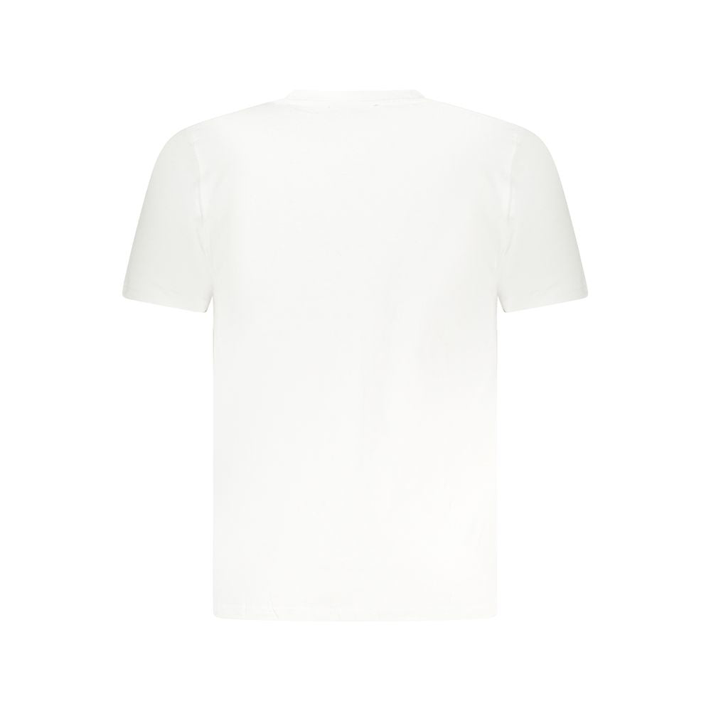 White Cotton Men's T-Shirt - ventzia